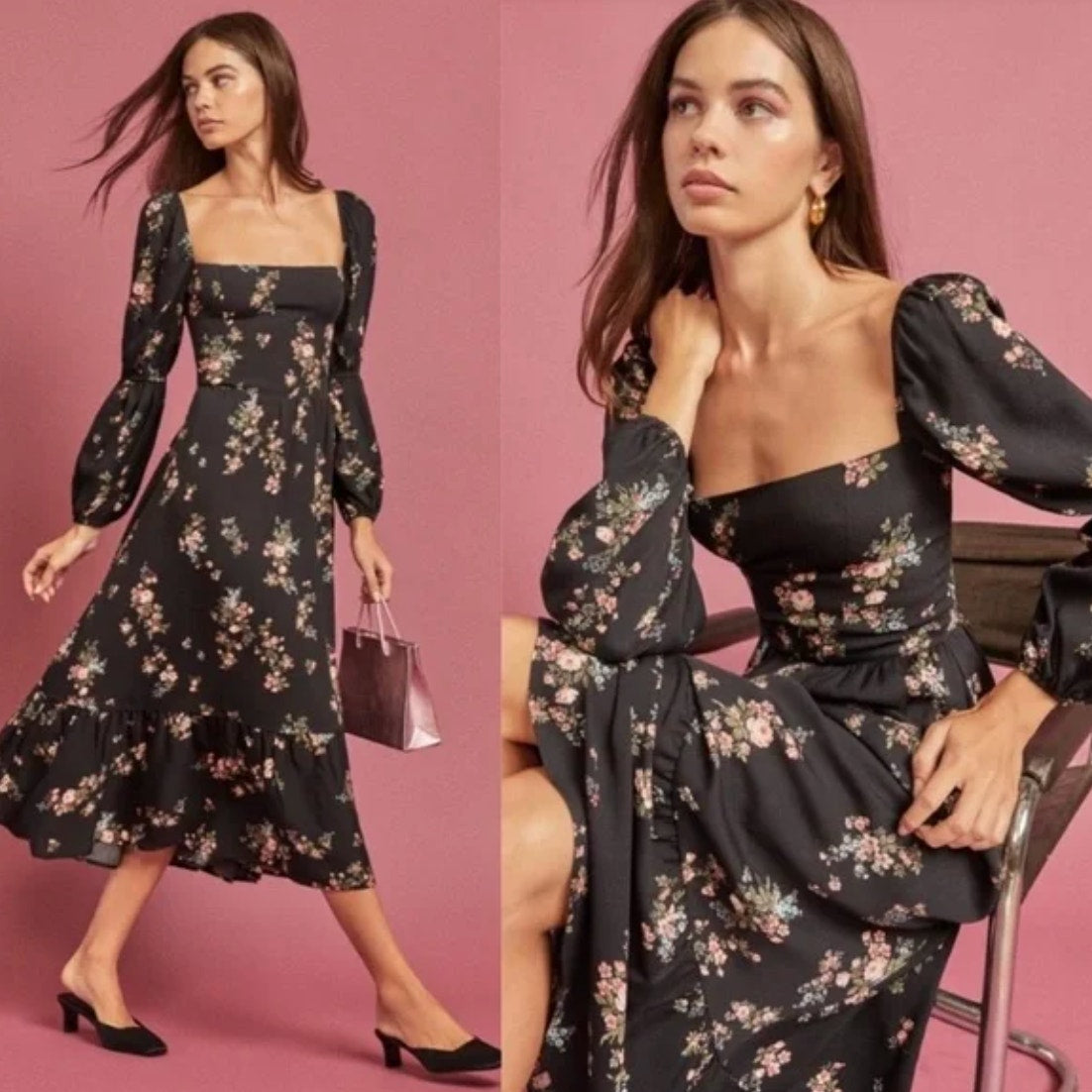 Reformation Mica Floral Dress (4)