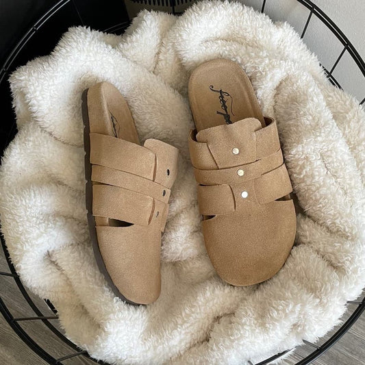 Free People Sunday Season Footbed Mules (6/6.5)