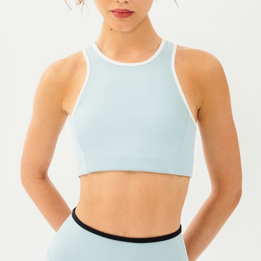 SPLITS59 Cropped Racerback Sports Bra (M)