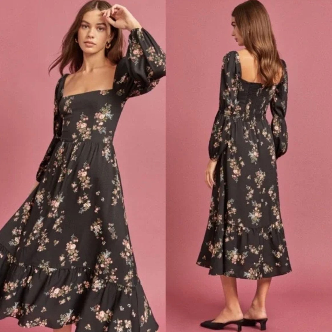 Reformation Mica Floral Dress (4)