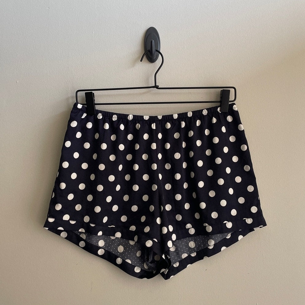 Something Navy Woven Polka Dot Pajama Set 3 Piece (S)