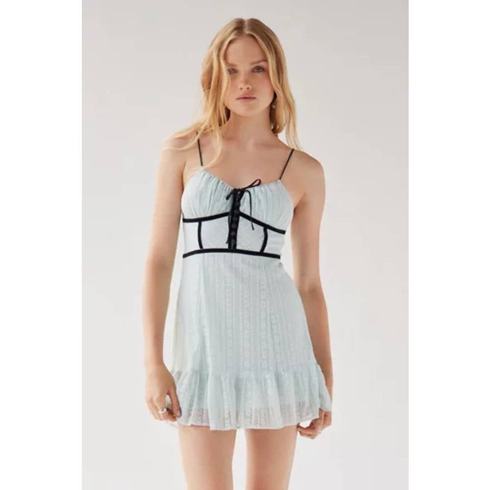 Urban Outfitters Silvana Lace Mini Dress (M)
