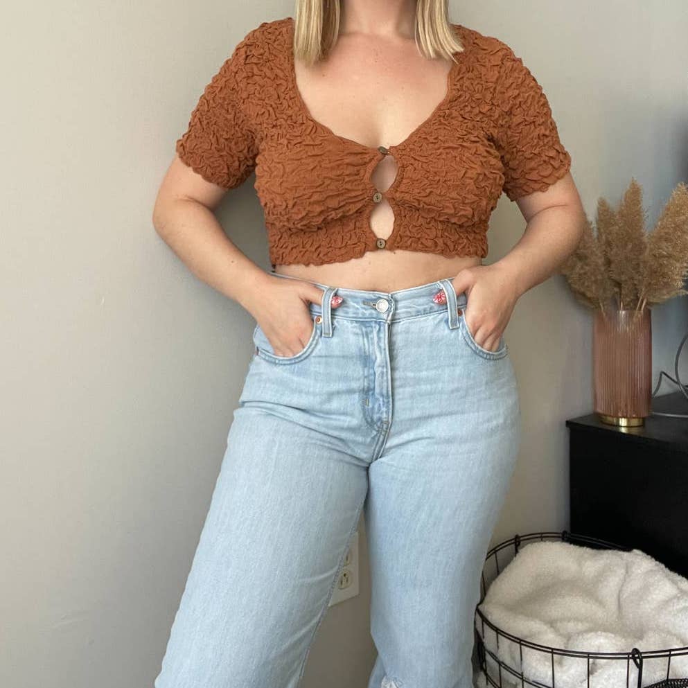 Free People Double The Fun Endless Summer Cropped (S/M)