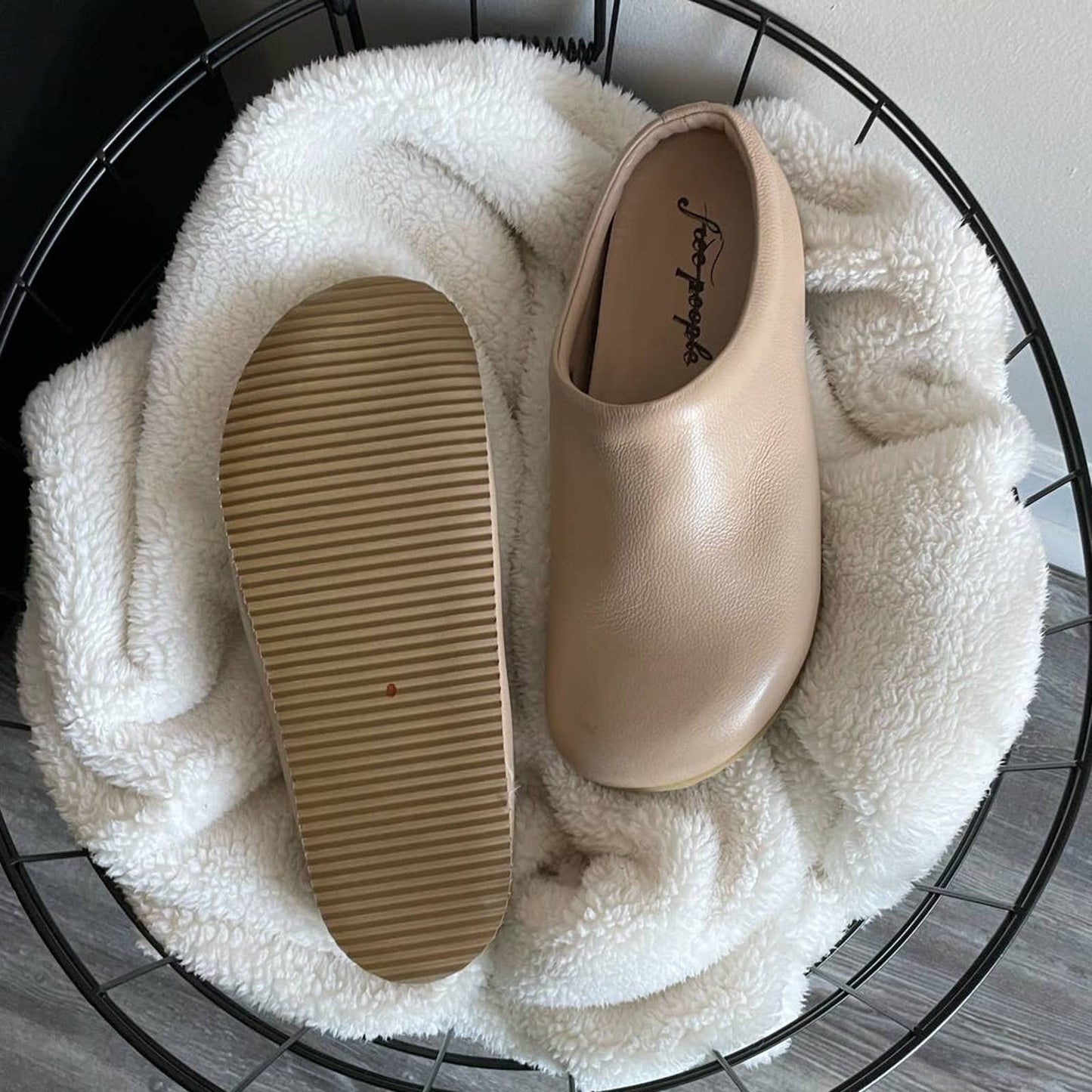 Free People Cambria Leather Clog (7/7.5)