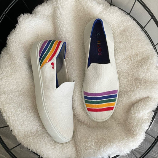 Rothy's Limited Edition Rainbow Pride Flats