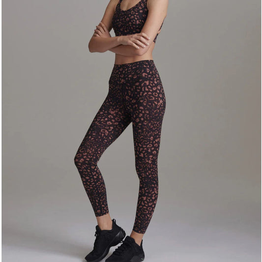 Varley Luna Leopard High Rise 7/8 Leggings (S)